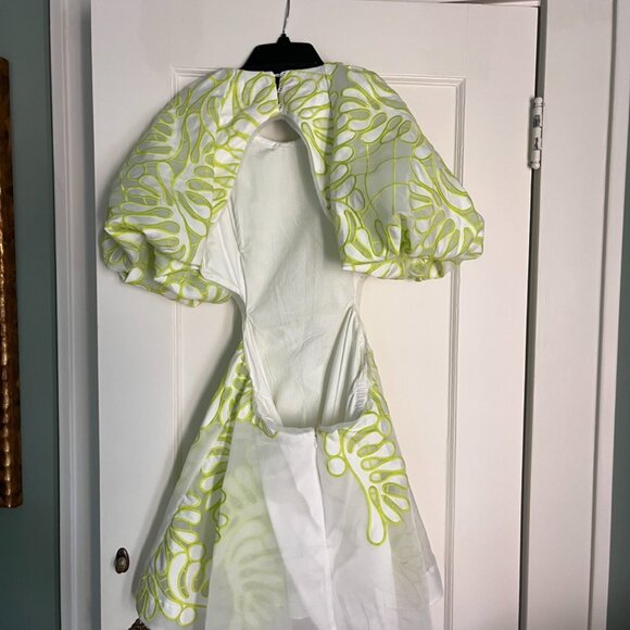 Sculptra Botanical Appliqué Dress, Size 10 - Picture 3 of 4